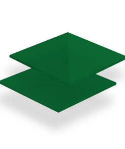 Pleksi plošča BARVA, 3 mm, zaprta temno zelena