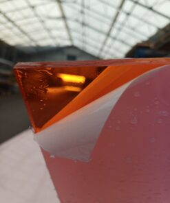 Polikarbonatno steklo, 6 mm, 2×UV, oranžna KOSI