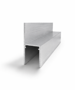 Aluminijast mali H profil za debelino plošče 16 mm