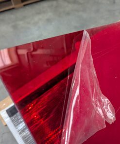 Pleksi plošča BARVA, 3 mm, prosojno temno rdeča XT
