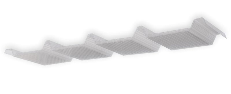 Večslojna polikarbonatna plošča LEXAN, 10 mm, 2×UV, prozorna
