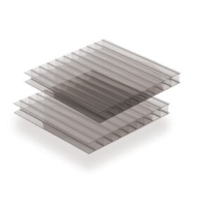 LEXAN Mehrschicht-Polycarbonatplatte, 10 mm, 2×UV, braun/bronze