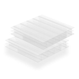 LEXAN multilayer polycarbonate panel, 16 mm, 2×UV, milky/opal