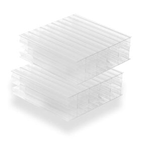 LEXAN Mehrschicht-Polycarbonatplatte, 32 mm, 2×UV, transparent