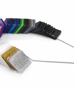 Plexiglas colour swatches